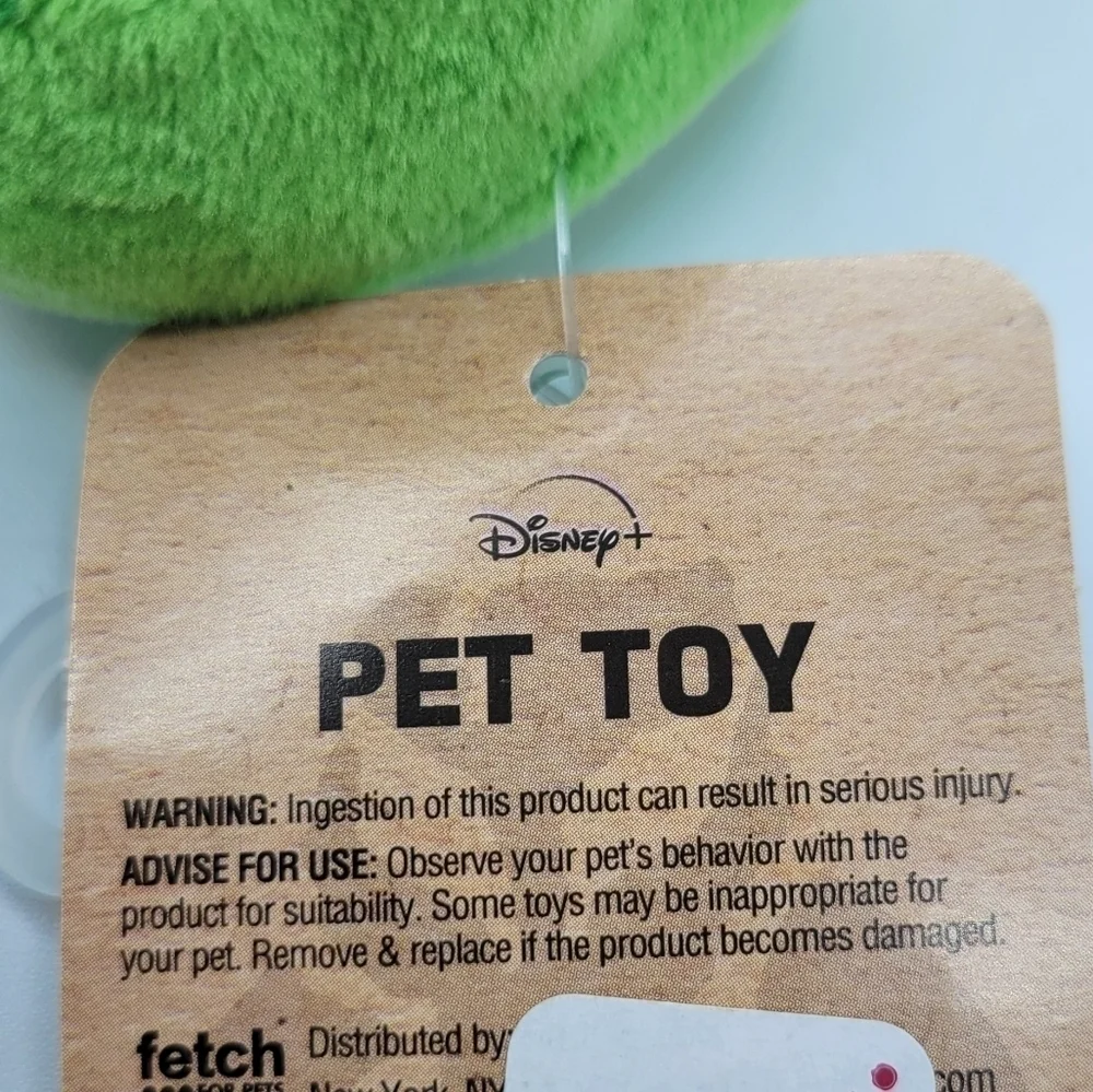 Star Wars St Pattys Grogu leprechaun Squeaker Pet Toy